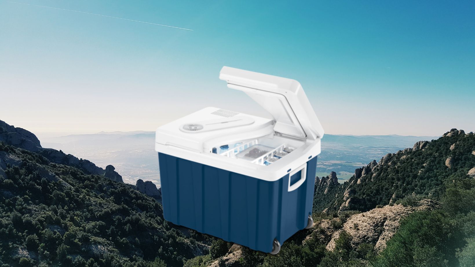 Mobicool MQ40 AC/DC termoelektromos hűtőláda kerékkel